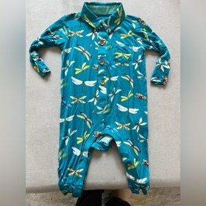 Posh Peanut 2T collared snap romper